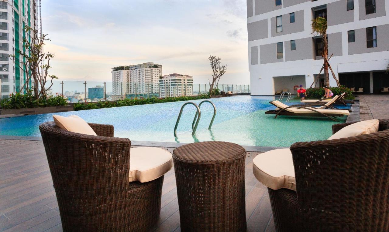 Chau Apartments - Infinity Pool- Ben Thanh Ho Chi Minh-stad Buitenkant foto